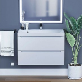 Тумба под раковину Uperwood Tanos 80 см, подвесная, белая матовая в Ханты-Мансийске по цене 26 020 руб. Тумба под раковину Uperwood Tanos 80 см, подвесная, белая матовая в Ханты-Мансийске - hanty-mansiysk.mebel24.online | фото