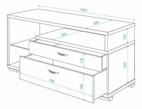 Тумба под ТВ Домино ТК-10 в Ханты-Мансийске - hanty-mansiysk.mebel24.online | фото 2