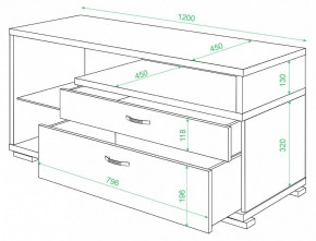 Тумба под ТВ Домино ТК-10М в Ханты-Мансийске - hanty-mansiysk.mebel24.online | фото 2