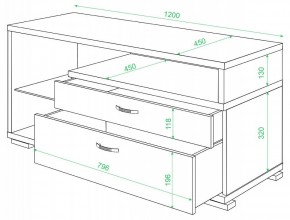 Тумба под ТВ Домино ТК-10М в Ханты-Мансийске - hanty-mansiysk.mebel24.online | фото 2