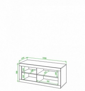 Тумба под ТВ Toivo Кон120 в Ханты-Мансийске - hanty-mansiysk.mebel24.online | фото 2