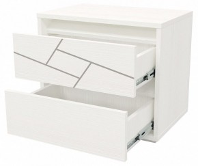 АДЕЛИНА Тумба прикроватная (белый рамух) в Ханты-Мансийске - hanty-mansiysk.mebel24.online | фото 2