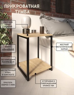 Тумба прикроватная "Лофт" (Лф.Т-2) в Ханты-Мансийске - hanty-mansiysk.mebel24.online | фото 4