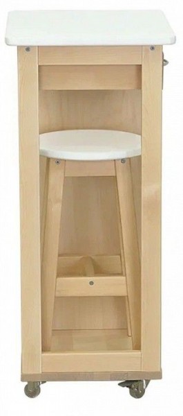 Тумба с табуретом Мебелик в Ханты-Мансийске - hanty-mansiysk.mebel24.online | фото 2