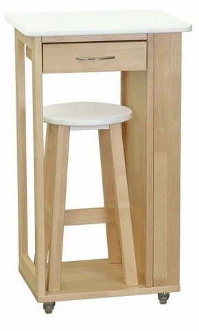 Тумба с табуретом Мебелик в Ханты-Мансийске - hanty-mansiysk.mebel24.online | фото 7