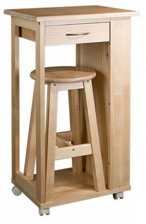 Тумба с табуретом Мебелик в Ханты-Мансийске - hanty-mansiysk.mebel24.online | фото