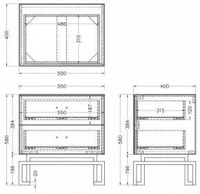 Тумбочка KFG085-NI в Ханты-Мансийске - hanty-mansiysk.mebel24.online | фото 5