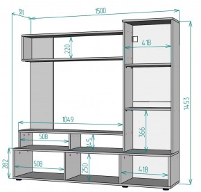 ТВ стенка TV54 в Ханты-Мансийске - hanty-mansiysk.mebel24.online | фото 2