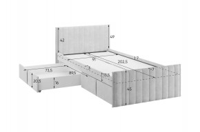 ТВИКС Кровать с ящиками 900 в Ханты-Мансийске - hanty-mansiysk.mebel24.online | фото 3