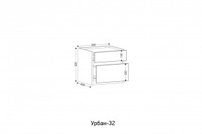 УРБАН- 32 Тумба в Ханты-Мансийске - hanty-mansiysk.mebel24.online | фото 2