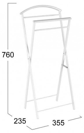 Вешалка для костюма Контур в Ханты-Мансийске - hanty-mansiysk.mebel24.online | фото 2