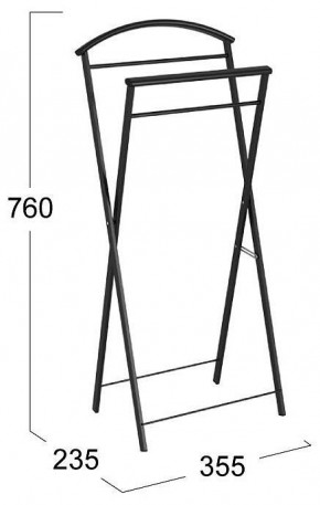 Вешалка для костюма Контур в Ханты-Мансийске - hanty-mansiysk.mebel24.online | фото