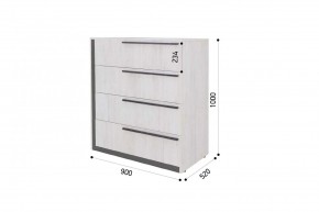 ВИНТЕР - 8 Комод 4 ящика в Ханты-Мансийске - hanty-mansiysk.mebel24.online | фото 4