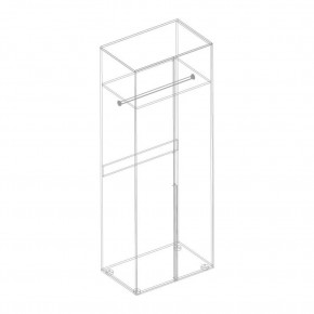 ВИТА Шкаф 2-ств для одежды в Ханты-Мансийске - hanty-mansiysk.mebel24.online | фото 2