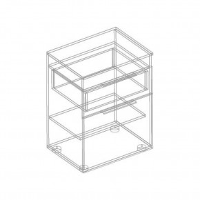 ВИТА Тумба 1-ств с ящиком и нишей в Ханты-Мансийске - hanty-mansiysk.mebel24.online | фото 2