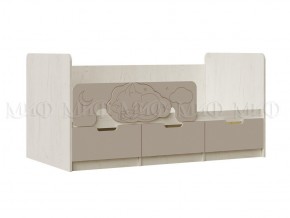 ЮНИОР-4 Кровать 1600 (Шарли Мокко) в Ханты-Мансийске - hanty-mansiysk.mebel24.online | фото