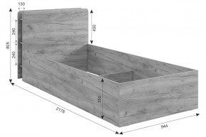 ЮНИОР Кровать с основанием 900 в Ханты-Мансийске - hanty-mansiysk.mebel24.online | фото 3
