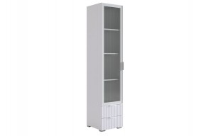 ЗЕФИР Шкаф однодверный 107.03 (белый муар) в Ханты-Мансийске - hanty-mansiysk.mebel24.online | фото